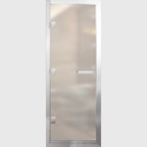 Дверь для хамама стекло сатин